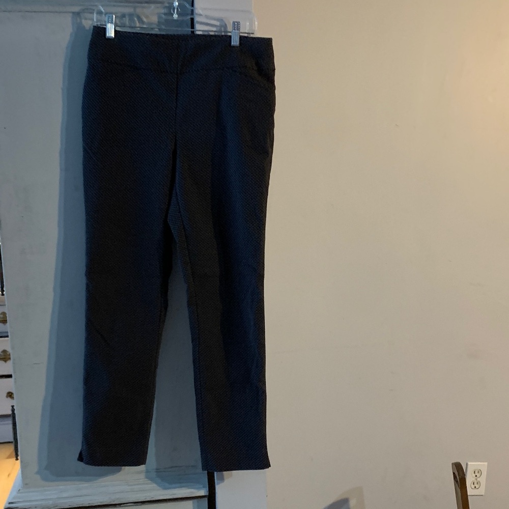 Charter Club Black Textured Pants